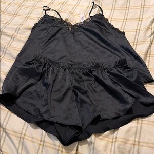 Adore Me Midnight Satin Pajama Set